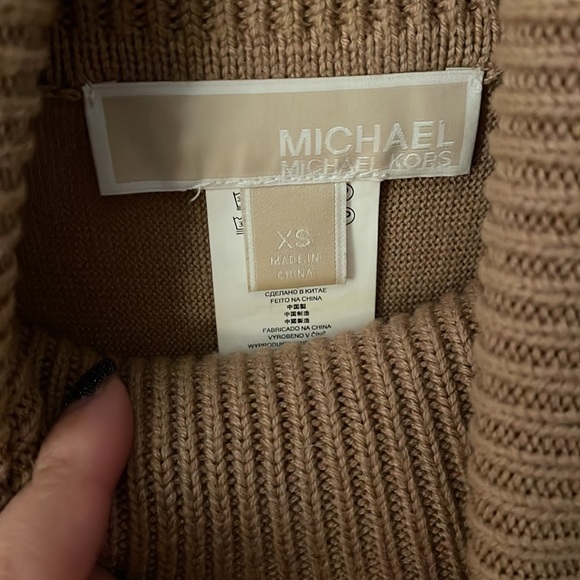 Michael Kors Turtleneck Poncho - Picture 3 of 4